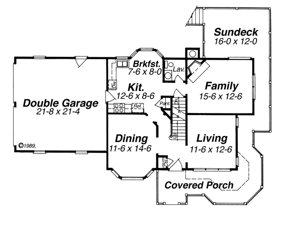 First Floor image of SOMERSET House Plan